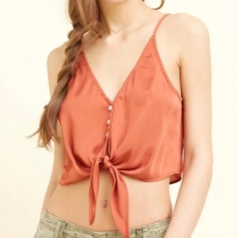 Free People Rust Crop Top - Picture 4 of 11